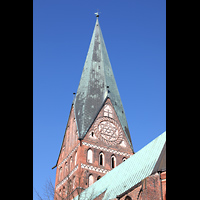 Lneburg, St. Johannis, Turm von Sden