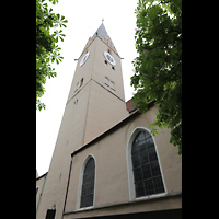 Ingolstadt, St. Moritz, Ansicht von Nordwesten auf den Turm