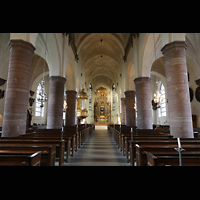 Stockholm, S:t Jakobs kyrka, Hauptschiff in Richtung Chor