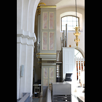 Stockholm, Maria Magdalena kyrka, Sdemporenorgel von der Seite