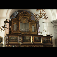 Stockholm, Deutsche St. Gertruds-Kirche, Orgelempore der Juno-Orgel