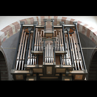 Kln (Cologne), Basilika St. Maria im Kapitol, Orgel perspektivisch