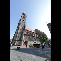Nrnberg (Nuremberg), St. Lorenz, Ansicht von Sdwesten