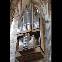 Nrnberg (Nuremberg), St. Lorenz, Laurentiusorgel schrg von unten