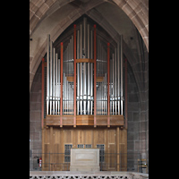 Nrnberg (Nuremberg), St. Lorenz, Blick vom Chorumgang zur Stephanusorgel