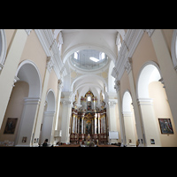 Vilnius, v. Kazimiero banycia (St. Kasimir), Innenraum in Richtung Chor