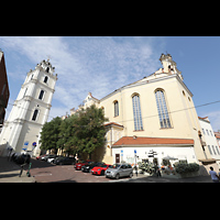 Vilnius, v. Jonu banycia (Universittskirche St. Johannis), Ansicht von Sdosten