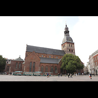 Riga, Mariendom, Ansicht vom Doma laukums von Norden