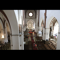 Riga, Mariendom, Blick von der Orgelempore in den Dom