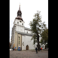 Tallinn (Reval), Toomkirik (Dom), Ansicht von Sdwesten vom Kiriku plats