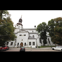 Tallinn (Reval), Toomkirik (Dom), Sdseite des Doms, Ansicht vom Kiriku plats