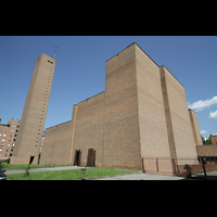 Bologna, San Giovanni Bosco, Ansicht vom Chor aus