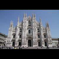 Milano (Mailand), Duomo di Santa Maria Nascente, Fassade