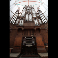 Schwerin, Dom St. Maria und St. Johannes, Orgel mit Spieltisch