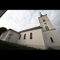 Vlklingen, Hugenottenkirche, Ansicht von der Seite