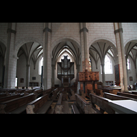 Augsburg, Dom St. Maria, Langhaus mit Langhausorgel