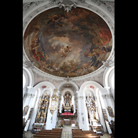 Murnau, St. Nikolaus, Deckengemlde und Chorraum