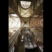 Regensburg, Dom St. Peter, Vierungsgewlbe und Orgel