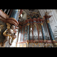 Waldsassen, Stiftsbasilika, Hauptorgel-Detail (2010)