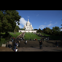 Paris, Basilique du Sacr-Coeur de Montmartre, Oberer Teil des Montmartre mit der Basilka Sacr-Coeur