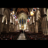 Paris, Cathdrale Amricaine (Holy Trinity Cathedral), Innenraum in Richtung Chor