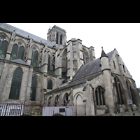 Soissons, Cathdrale Saint-Gervais et Saint-Protais, Gesamtansicht von auen