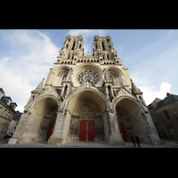 Laon, Cathdrale, Doppelturmfassade