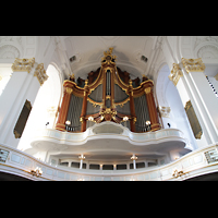 Hamburg, Hauptkirche St. Michaelis ('Michel'), Hauptorgel auf der rckseitigen Empore
