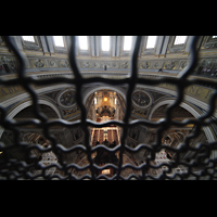 Roma (Rom), Basilica S. Pietro (Petersdom), Blick vom Kuppelumgang in den Chorraum