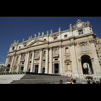 Roma (Rom), Basilica S. Pietro (Petersdom), Fassade des Petersdoms