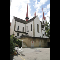 Muri, Klosterkirche, Seitenansicht