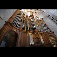 Bern, Mnster St. Vinzenz, Groe Orgel von der Emporenseite aus gesehen