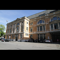 Zrich, Tonhalle, Seitenansicht von auen