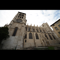 Lyon, Cathdrale Saint-Jean, Seitenansicht