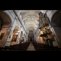 Santany (Mallorca), Sant Andreu, Innenraum ion Richtung Chor