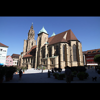 Heilbronn, Kilianskirche, Auenansicht vom Kiliansplatz aus gesehen