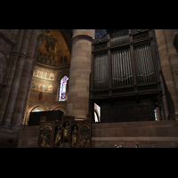 Strasbourg (Straburg), Cathdrale Notre-Dame, Chororgel im Chorraum