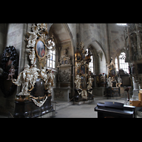 Schwbisch Hall, Stadtpfarrkirche St. Michael, Seitenaltre und Epitaphe im Chorumgang