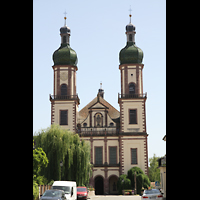 Ebersmunster (Ebersmnster), glise Abbatiale (Abteikirche), Doppelturmfassade