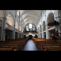 Schramberg (Schwarzwald), Heilig-Geist-Kirche, Innenraum in Richtung Orgel