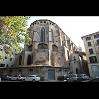 Palma de Mallorca, Convento Sant Francesc, Auenansicht auf den Chor