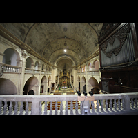 Palma de Mallorca, Sant Agusti / Iglesia de Ntra. Sra. del Socorro, Innenraum in Richtung Chor