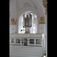 Hamburg, Hauptkirche St. Michaelis ('Michel'), Carl-Philipp-Emanual-Orgel auf der Sdempore