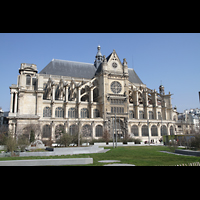 Paris, Saint-Eustache, Seitenansicht von Sden