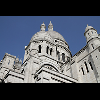 Paris, Basilique du Sacr-Coeur de Montmartre, Trme und Kuppeln von Sacr-Coeur