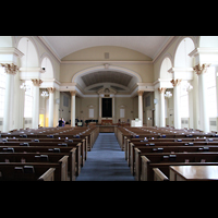 Denver, First Baptist Church, Innenraum in Richtung Altar