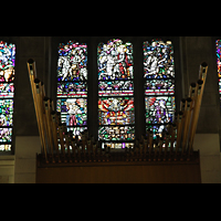 West Point, Military Academy Cadet Chapel, Pfeifen der Trompette en Chamade an der Rckwand