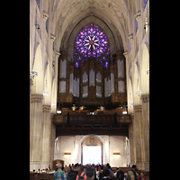 New York City, St. Patrick's Cathedral, Orgelempore