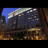 Philadelphia, Macy's ('Wanamaker') Store, Macy's Kaufhaus bei Nacht