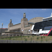 Atlantic City, Boardwalk Hall ('Convention Hall'), Boardwalk Hall von den Dnen aus